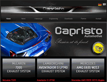 Tablet Screenshot of capristo.de